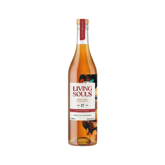 North British 17 Year Old Red Wine Casks by Living Souls Single Grain Scotch Whisky