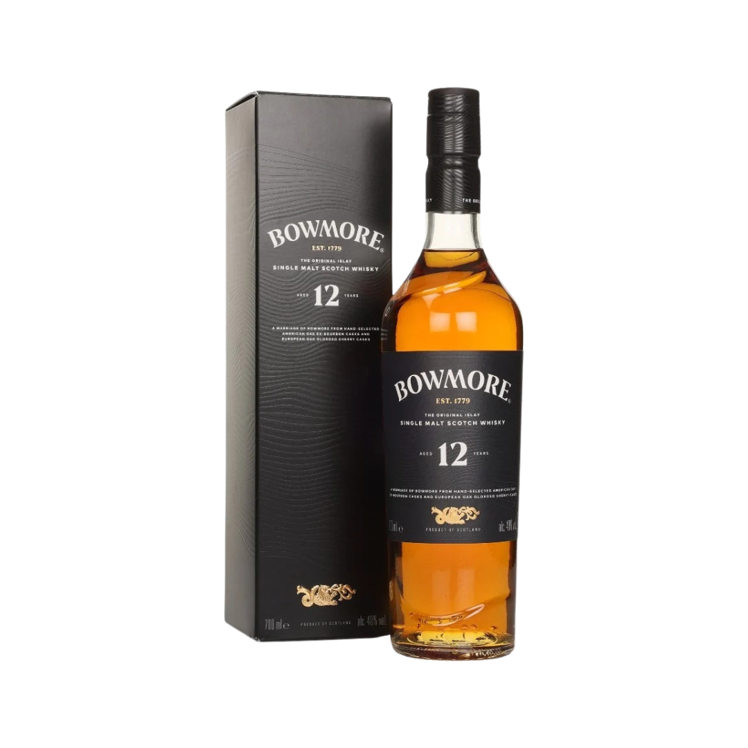 Bowmore 12 Year Old Single Malt Scotch Whisky (New Packaging)