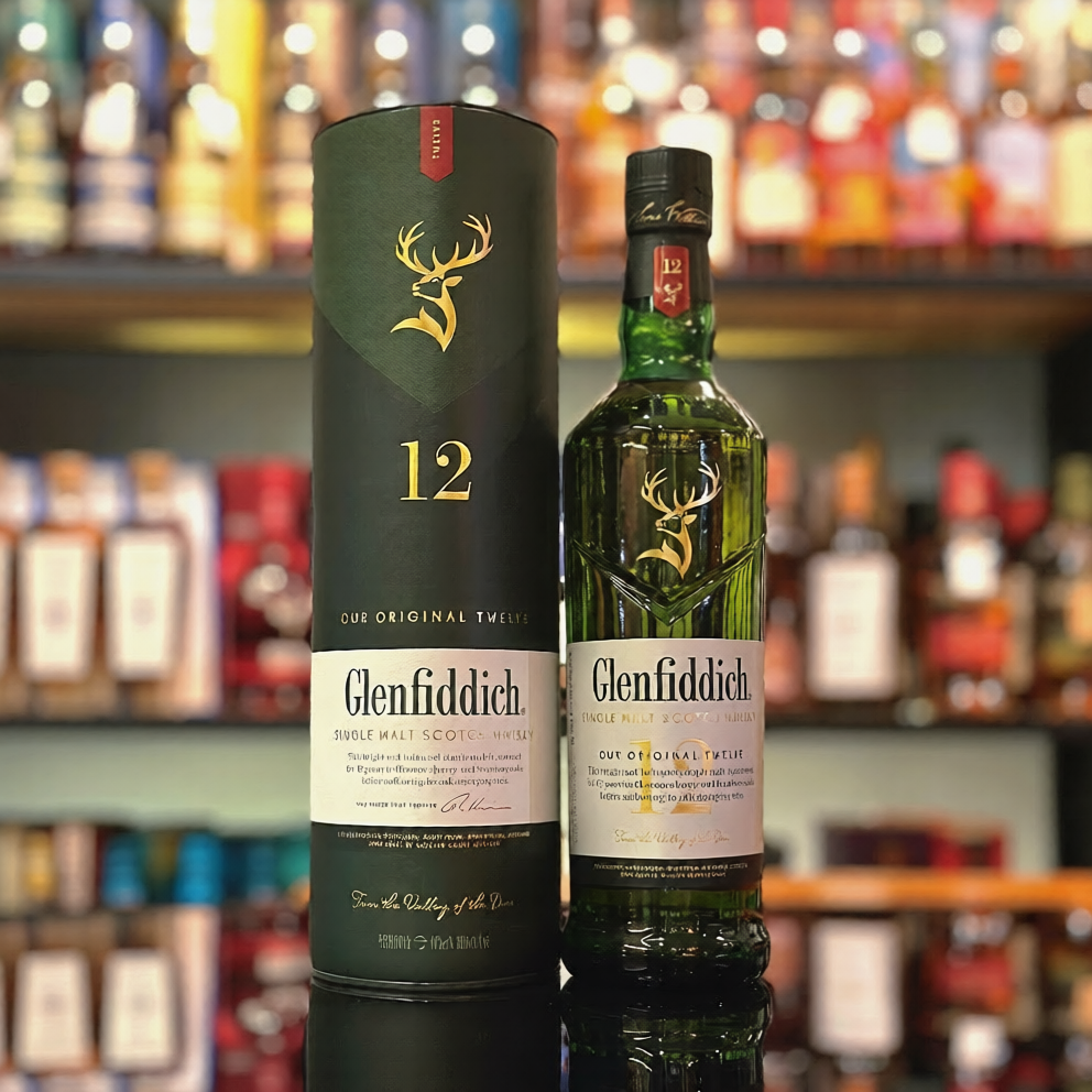 Glenfiddich 12 Year Old Single Malt Scotch Whisky