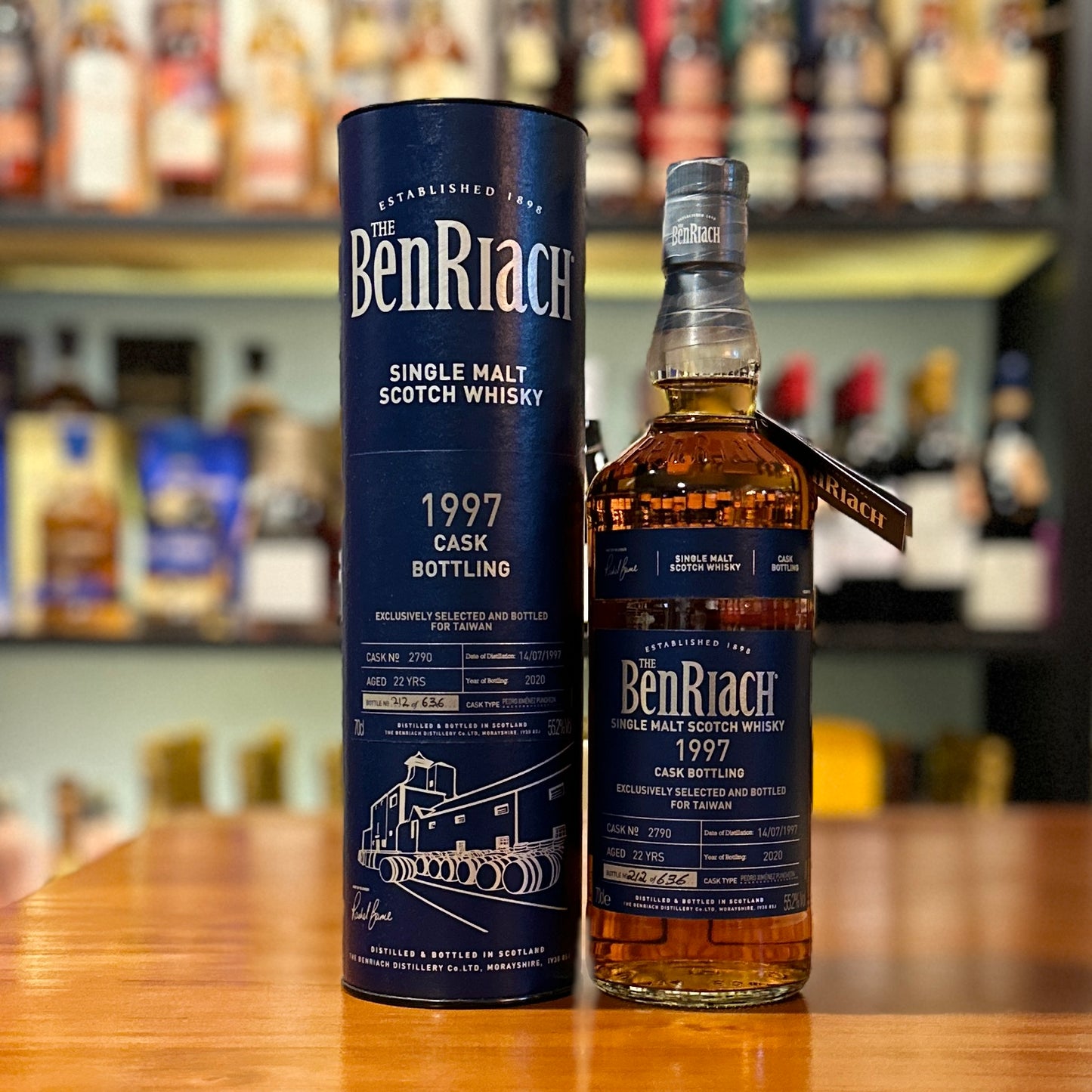 BenRiach 22 Year Old 1997-2020 Pedro Ximénez Cask #2790 Single Malt Scotch Whisky