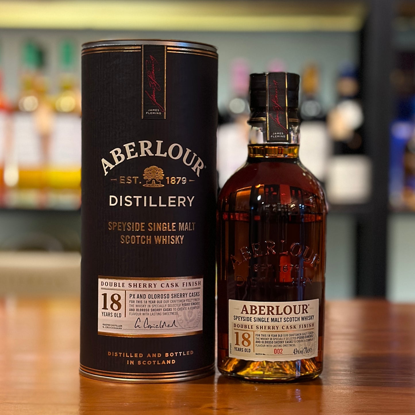 Aberlour 18 Year Old Double Sherry Cask Finish Single Malt Scotch Whisky (Batch 002)