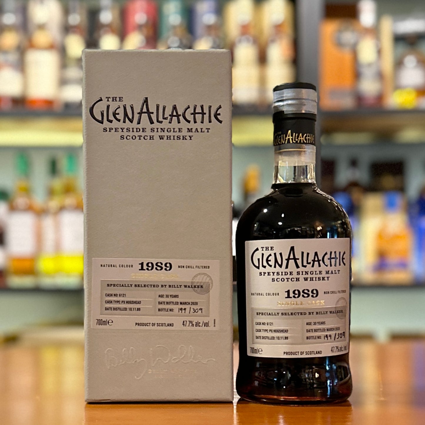 GlenAllachie 30 Year Old 1989-2020 Pedro Ximénez Hogshead Cask #6121 Single Malt Scotch Whisky