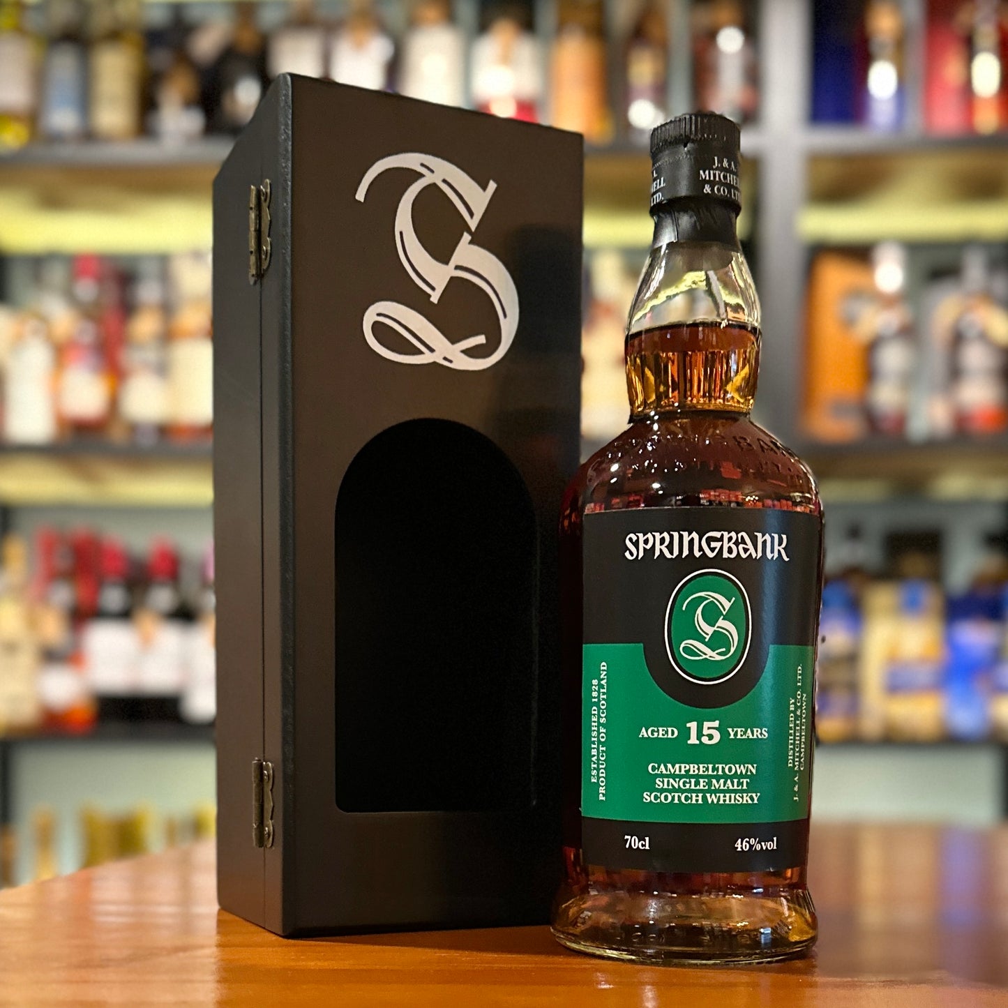 Springbank 15 Year Old Single Malt Scotch Whisky (2022 Release With Wooden Box)