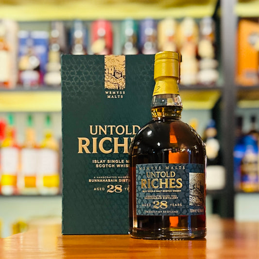 Bunnahabhain Untold Riches 28 Year Old by Wemyss Malts Single Malt Scotch Whisky
