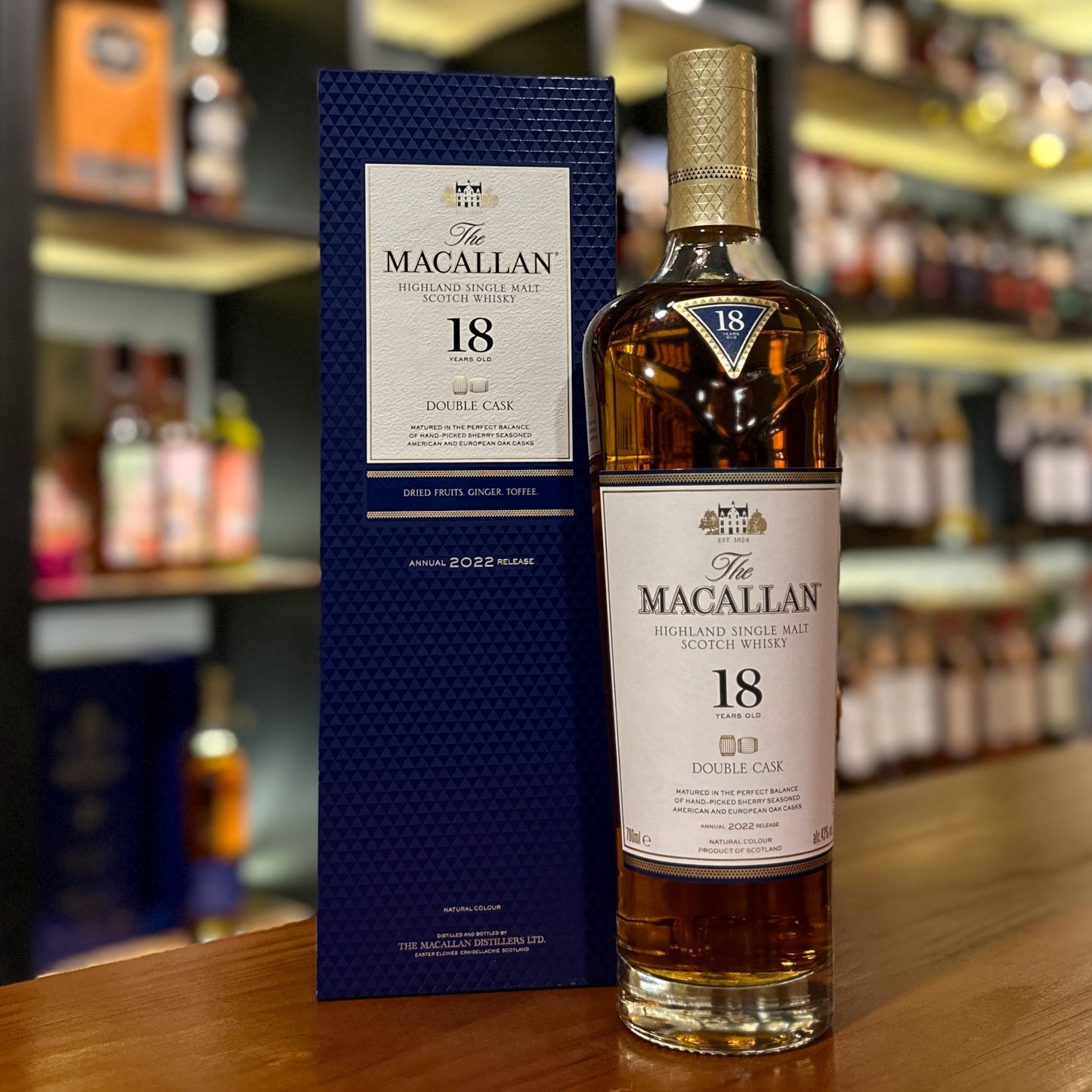 Macallan 18 Year Old Double Cask Single Malt Scotch Whisky (2022 Release)