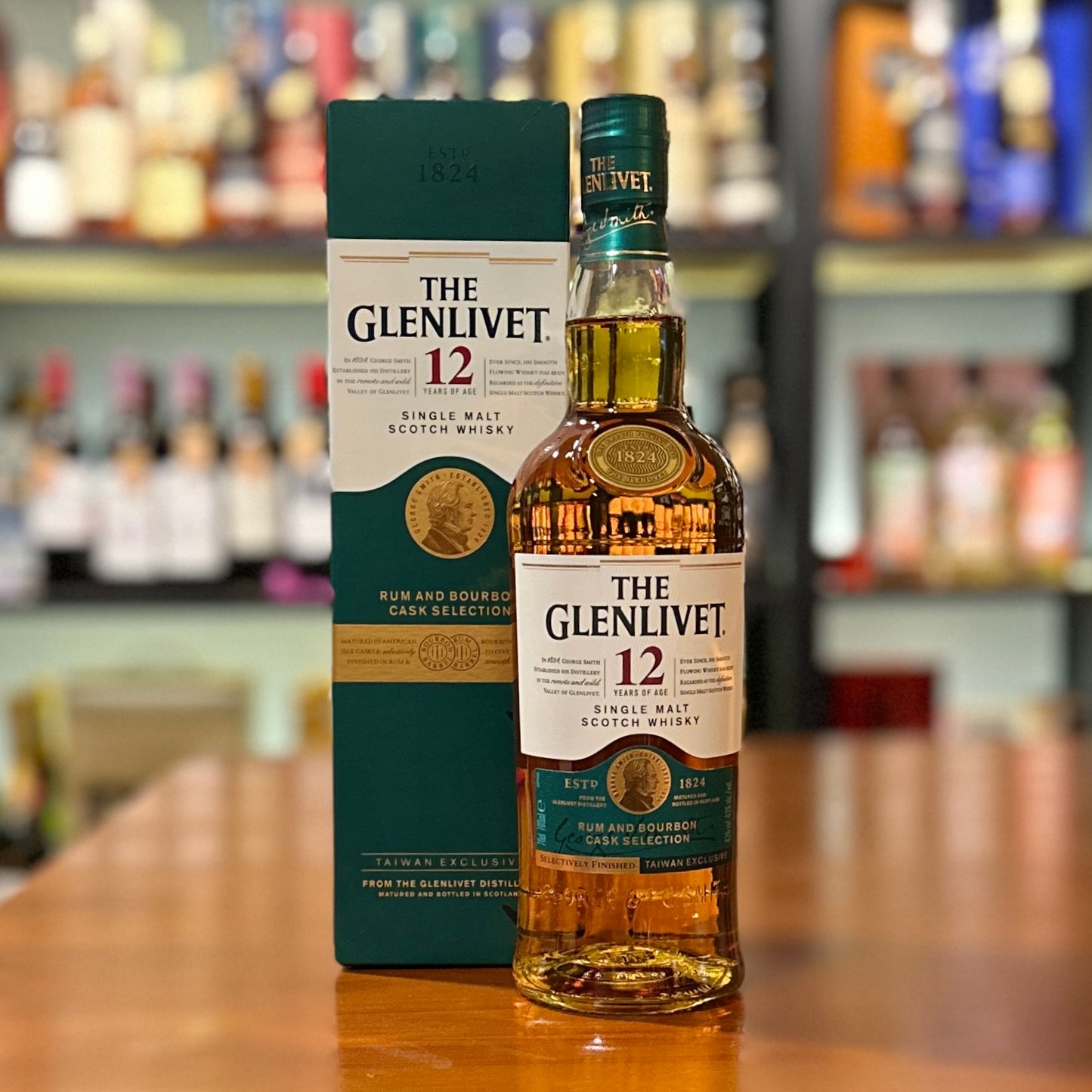 Glenlivet 12 Year Old Rum & Bourbon Single Malt Scotch Whisky