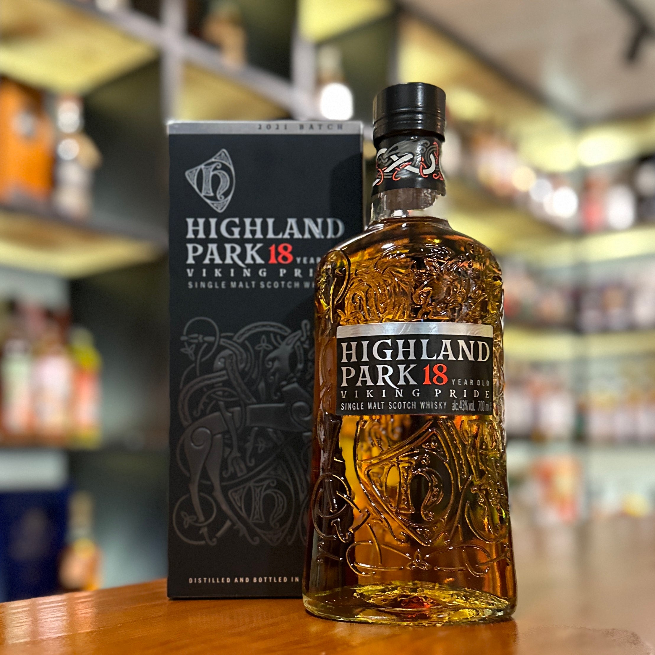 Highland Park 18 Year Old Single Malt Scotch Whisky 2021 Batch The Highland Park 18 Year Old Single Malt Scotch Whisky 2021 Batch The