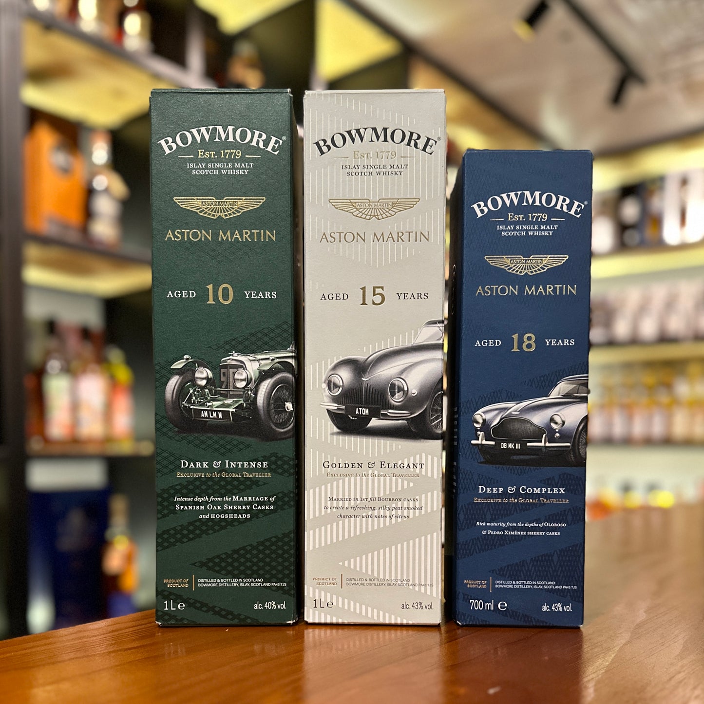 Bowmore Aston Martin Single Malt Scotch Whisky Set